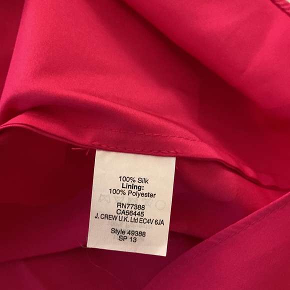 GUC Jcrew Sinclair silk bridesmaid dress size 2 pink - Picture 6 of 8